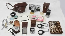Voightlander Vitessa T Film RF Camera Outfit, 2 Lenses, Halliburton Case & More