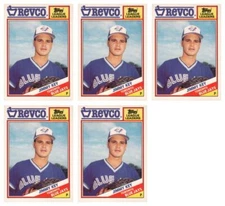 (5) 1988 Topps Revco League Leaders Baseball #27 Jimmy Key Lot Blue Jays