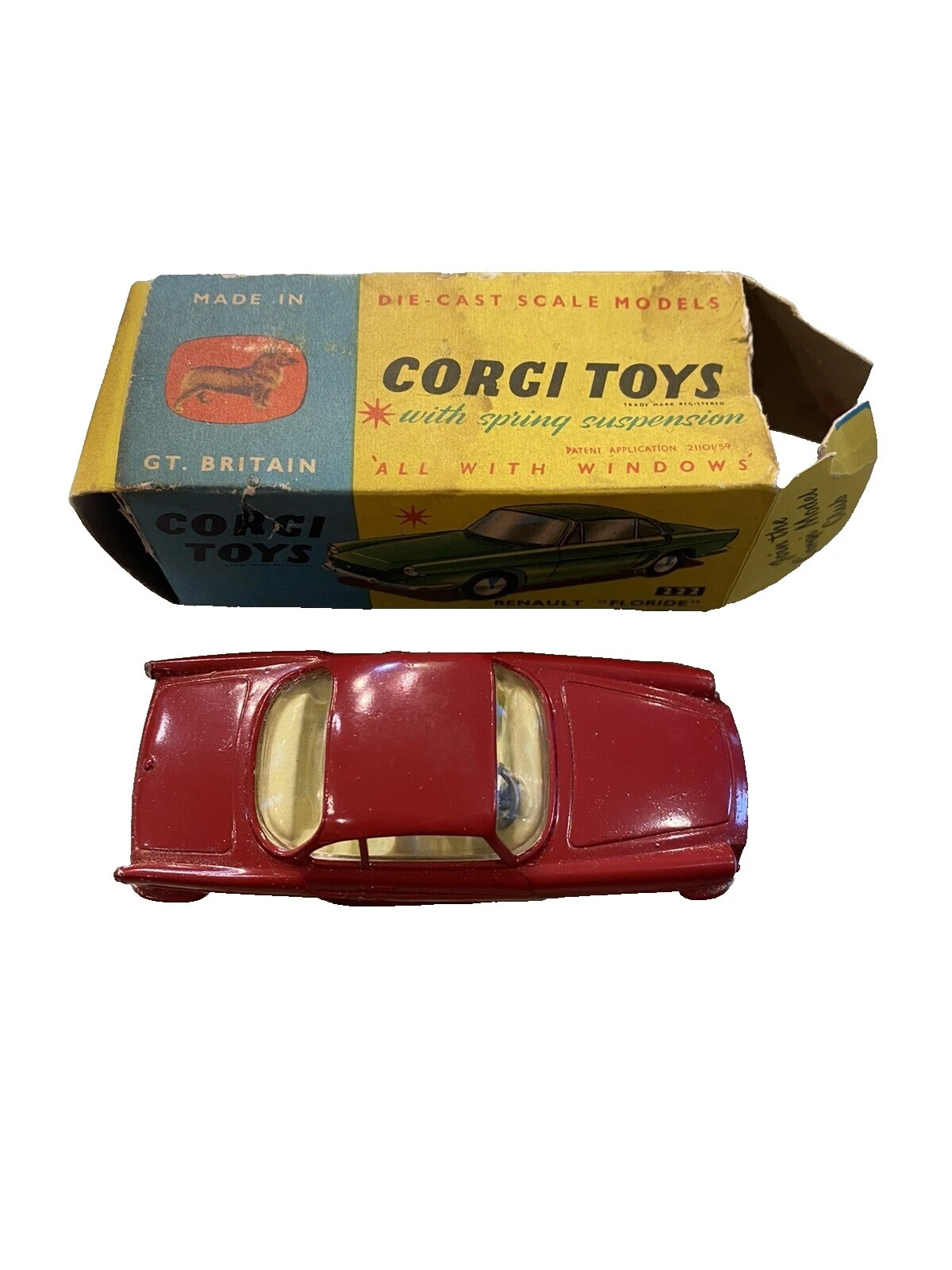 Corgi Renault Винтажный производитель литые автомобили