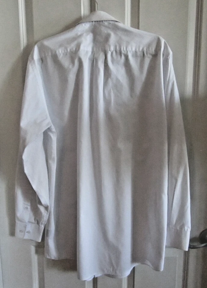 Camisa de vestir de manga larga Beverly Hills Polo Club para hombre talla XL blanca con botones Foto 2 de 4