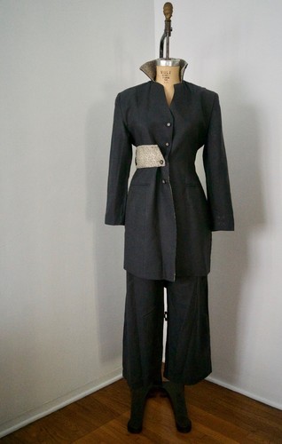Xiao Studio Blue Linen/Woven Silk Jacket/Coat,Manoogian Maryam Nassir Zadeh M/L - Picture 2 of 11