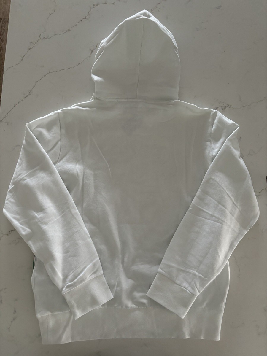 Polo Ralph Lauren Match Fleece Hoodie White 710900951001 Mens Size Large