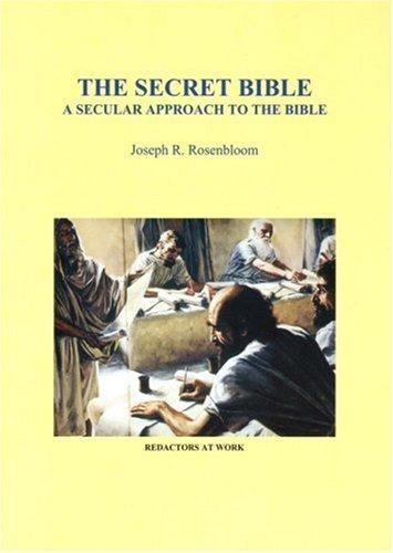 The Secret Bible by Joseph R. Rosenbloom 9780976659952| eBay