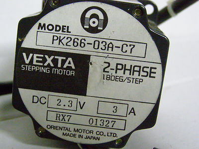  Vexta Oriental Motor CO. Stepping Motor 2 Phase PK266-03A-C7