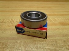 SKF 6204-2RS1/QE6 Deep Groove Ball Bearing 6204-2RS1 Pack of 2