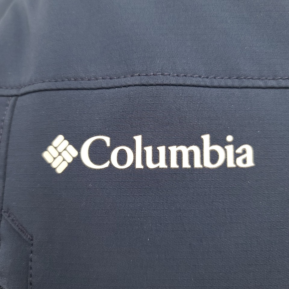 Columbia Jacket Mens 2XL Collegiate Navy Full Zip Hooded Coat eBay