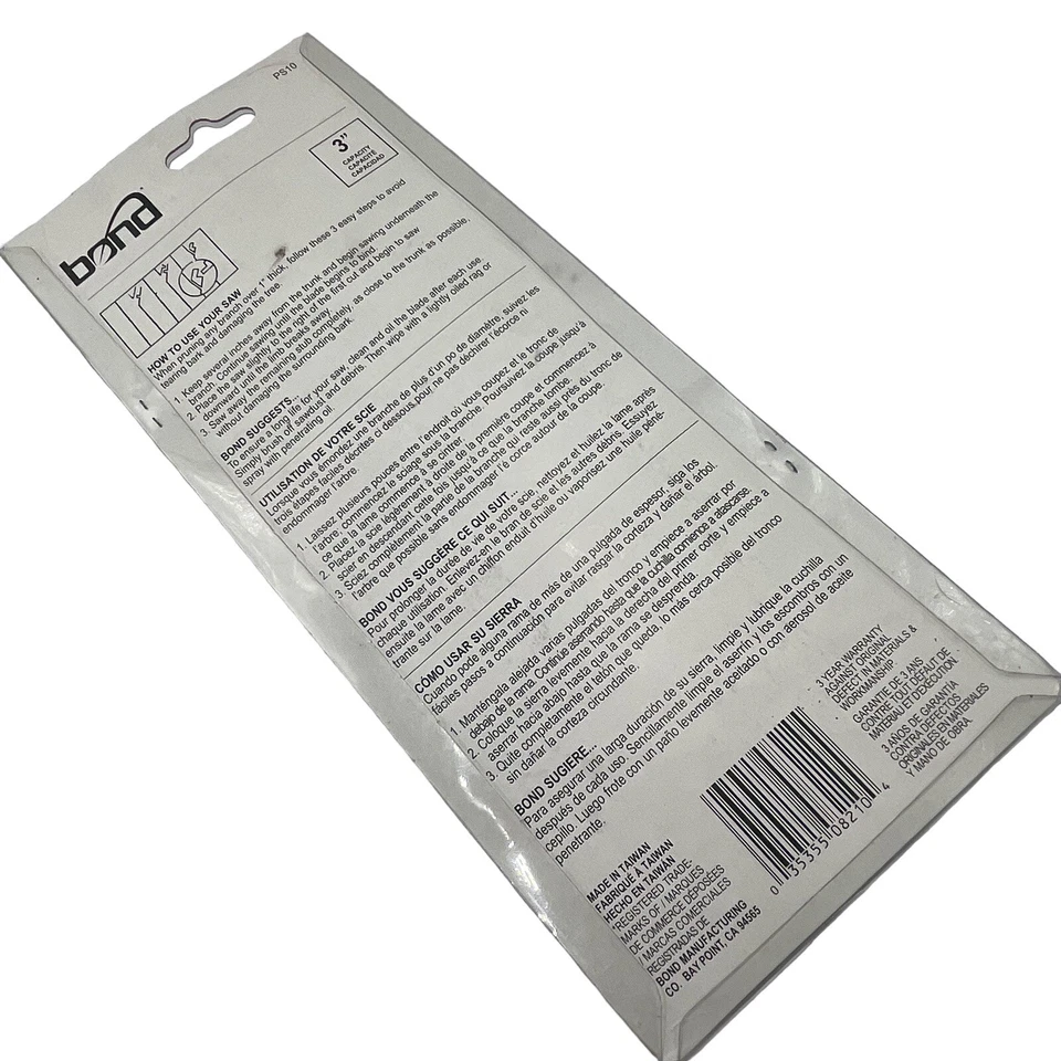 Bond Folding Saw 3” Capacity Pruning Saw #PS10 Foto 4 de 4