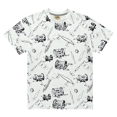 BILLIONAIRE BOYS CLUB Fishing Rod Short Sleeve T-Shirt Retail: $70 (NWT)
