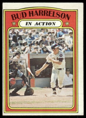 WRONG MISCUT BACK ERROR 1972 TOPPS 54 HARRELSON UNCREASED SEE NOTES TPHLC-68-120