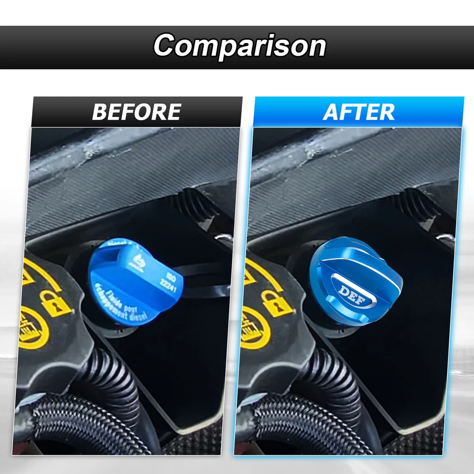 Diesel Exhaust Fluid DEF Cap For 10-19 Chevy Silverado GMC Sierra 2500HD/3500HD - Изображение 4 из 4