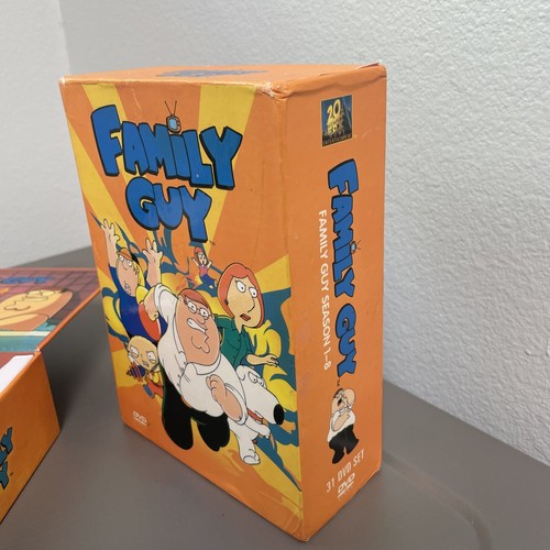 Family Guy Seasons 1-8 DVD 31 Discs Box Set Adult Swim Fox - Picture 3 of 16