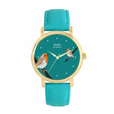 Toff London TLWS-64037 Ladies Robins Bird Watch