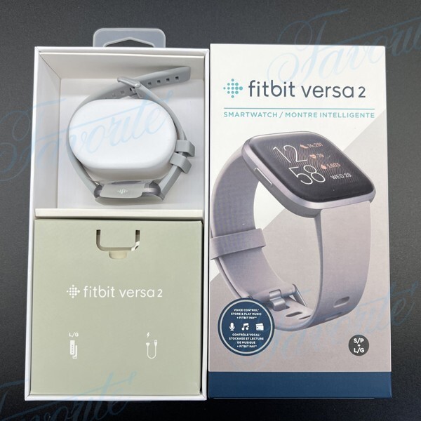 fitfit - Fitbit versa 2 【新品未開封】ミストグレー Fitbit Versa 2 Health & Fitness Smartwatch - Stone/Mist Grey