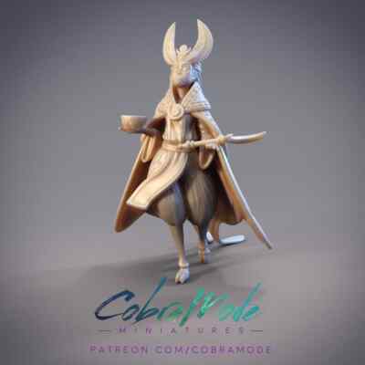 Lymantria, Noctuoidea Moth Priestess | Cobra Mode | Tabletop RPG | 28-32mm | DnD