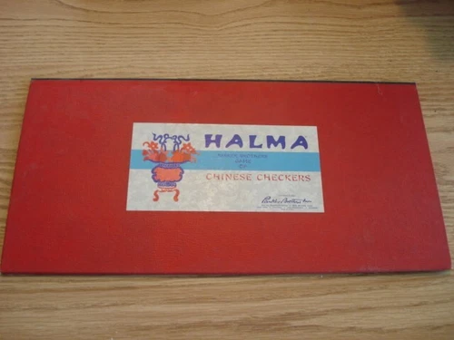 VINTAGE HALMA CHINESE CHECKER BOARD ONLY PARKER BROTHERS