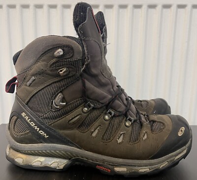 Salomon Quest 4D GTX Herren Wanderschuhe beige und schwarz Gore-Tex UK-Größe 9
