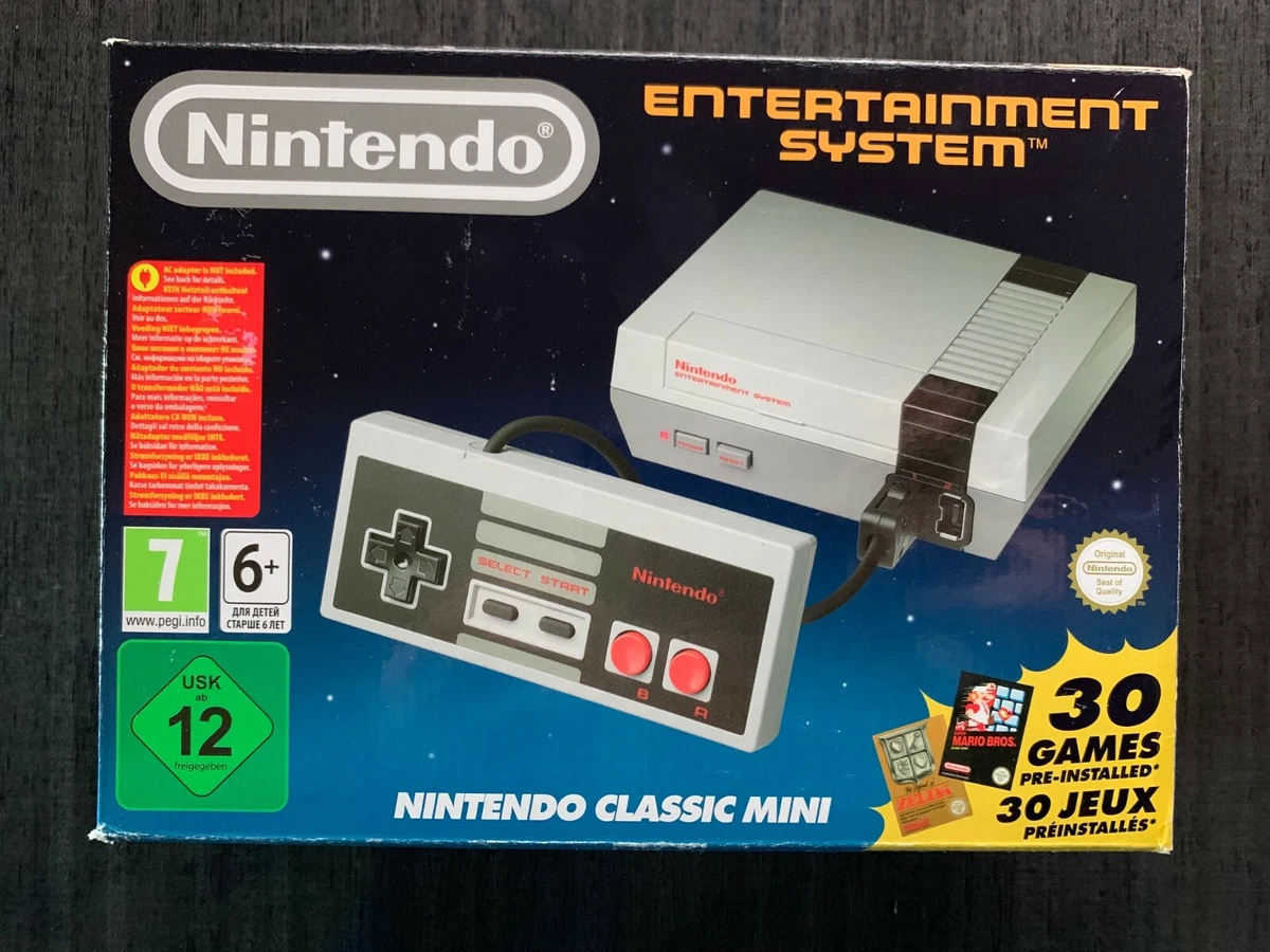 Nintendo Classic Edition Console with 30 built-in Games New 45496343316 | eBay