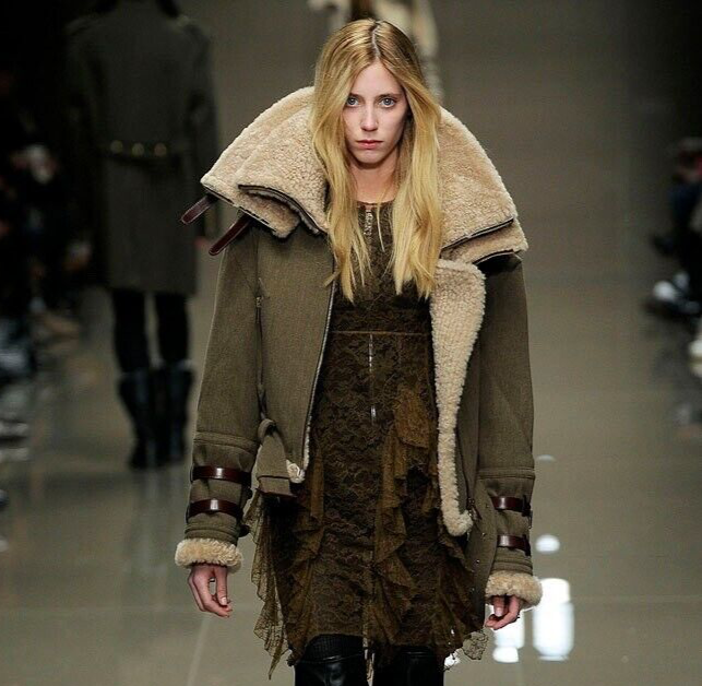 Burberry PRORSUM Iconic Aviator Shearling 2010 RUNWAY Size Burberry PRORSUM Iconic Aviator Shearling 2010 RUNWAY Size