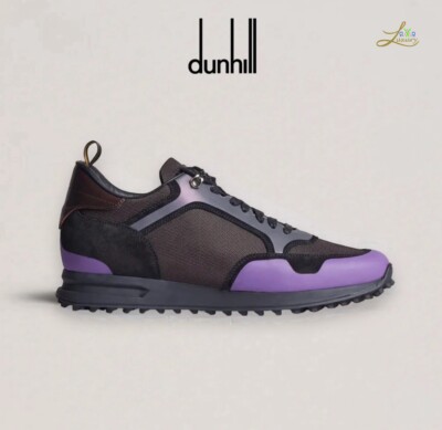 Dunhill Radial Runner Sneaker Lila Größe 43 Made in Italy