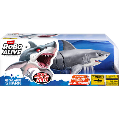 ZURU Robo Alive - Weißer Hai, Spielfigur
