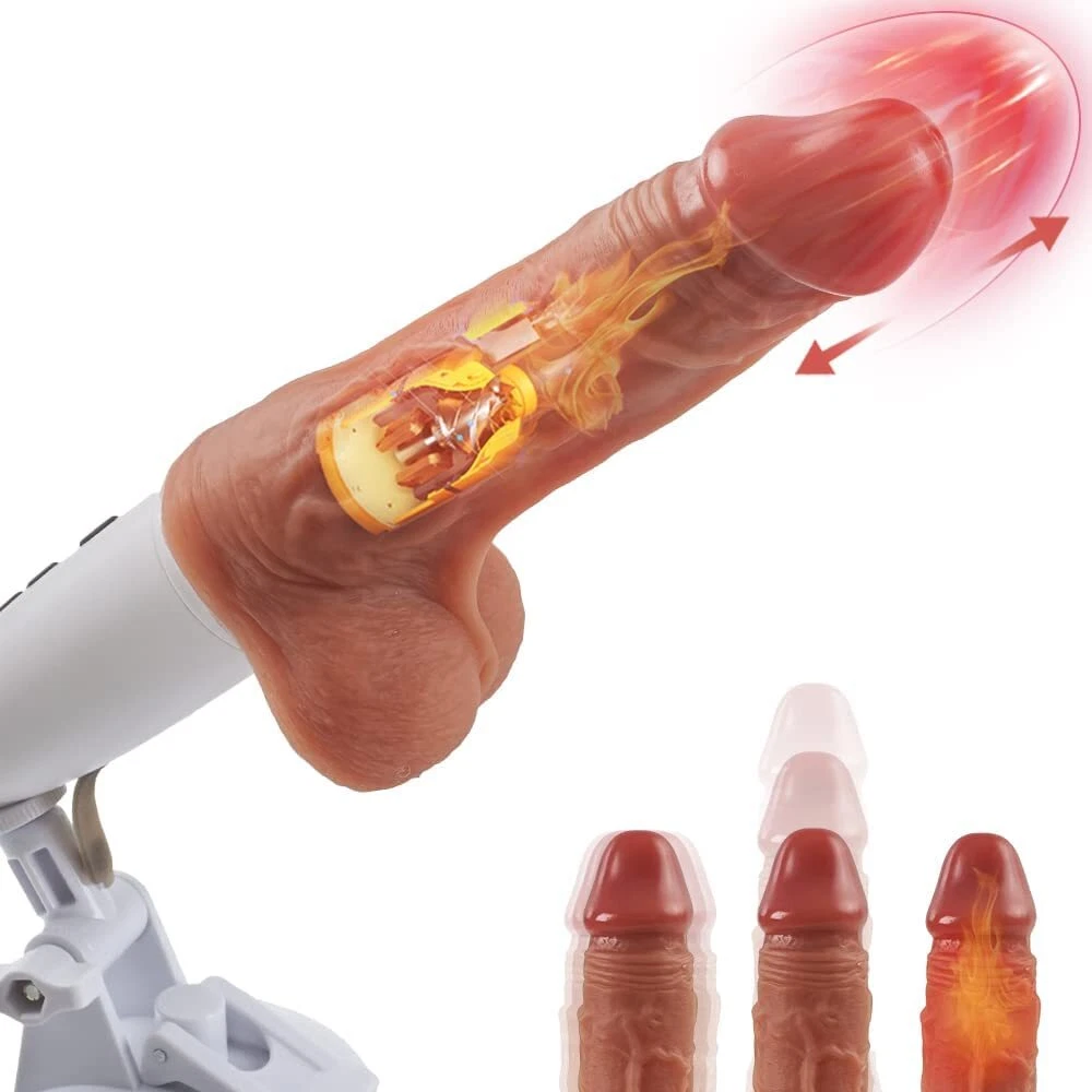 Automatic 15 Thrusting Dildo Sex Machine for Women Hands-Free Sex Toys Heating eBay