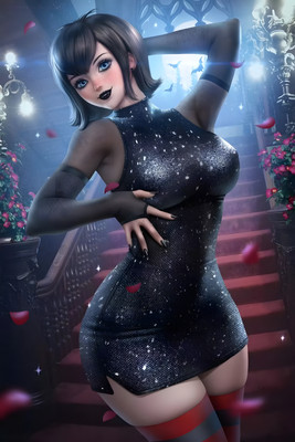 Mavis Dracula Hotel Siebenbürgen Poster Druck Wandbild Wohndeko