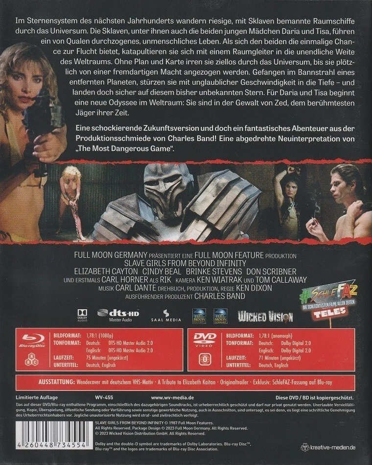Slave Girls from Beyond Infinity (1987) Uncut, Blu-ray + DVD) - Wicked Vision - Image 4 of 4