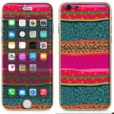 Skin Decal Vinyl Wrap for Apple iPhone 6/6S / Leopard Zebra Patterns Colorful