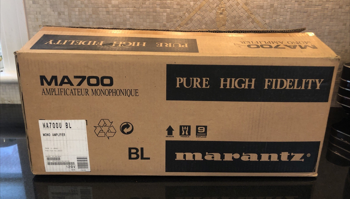 Marantz MA 700 Mono Block Power Amplifier 200 Watts THX Owner's