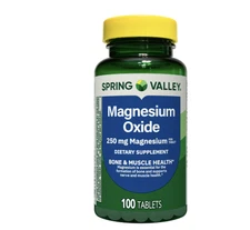 Spring Valley Magnesium Tablets Dietary Supplement, 250 mg, 100 Count
