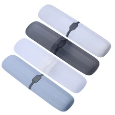 4 PCS Toothbrush Storage Case Holder for Travel Portable Container