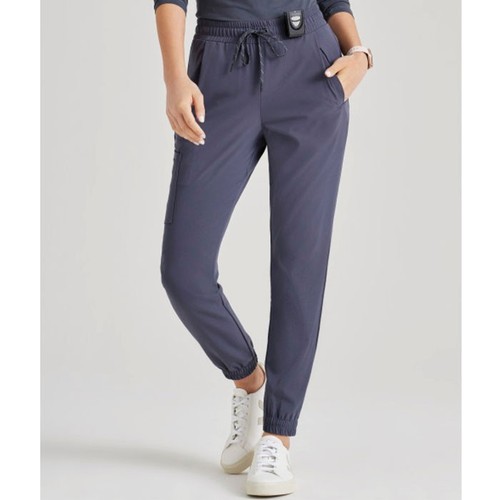 BARCO UNIFY BUP606 WOMENS MISSION 6 POCKET JOGGER PANTS IN STEEL SIZES XS-5XL