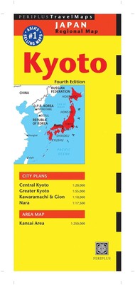Kyoto Reisekarte vierte Auflage von Periplus Herausgeber (englisch) Faltbuch