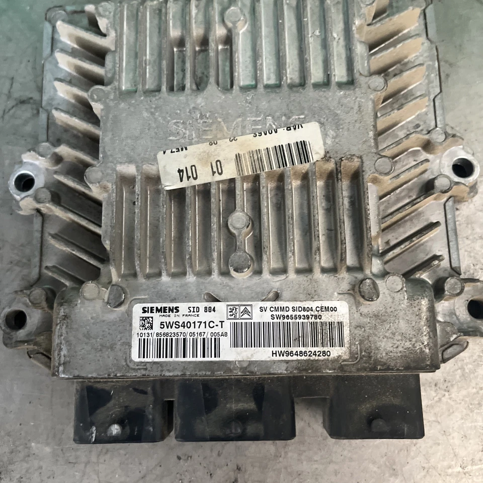 Centralina SIEMENS 5WS40171C-T PEUGEOT 1007 1.4 50kw 9655939780 Diesel - Immagine 2 di 4