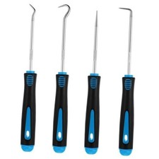 WILLBOND 4 Pcs Pick and Hook Set Precision Automotive 6.5 Inches Light Blue