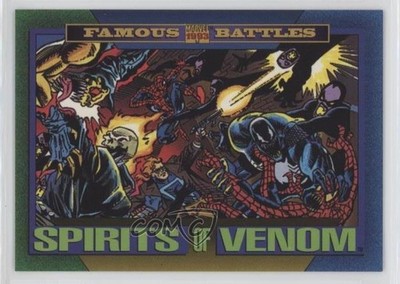 1993 SkyBox Marvel Universe Series IV Famous Battles Ghost Rider Blaze #157 5ui