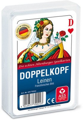ASS Altenburger Spielkarten - Doppelkopf Leinen, französisches Bild