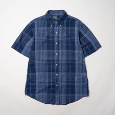 Men Polo Ralph Lauren Shirt Navy Cotton 38 / M /