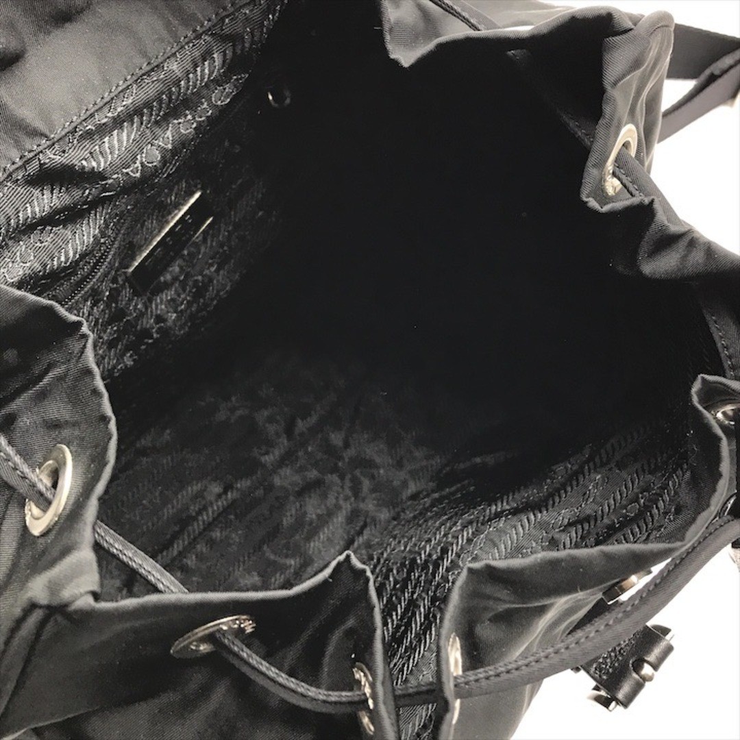 Good condition PRADA nylon tessuto backpack bag pack black brand bag r398 thumbnail 8