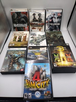 PC GAMES- Lot Of 10 Games Vintage All VG+ Condition Fast Shipping | eBay
