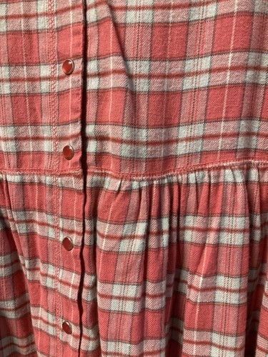 ONLY NEEDITIES Nachthemd M 14 16 Stufen Nachtwäsche Lounge Baumwolle kariert - Bild 5 von 7