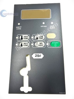 70184101  OVERLAY,  SQ NC SINGLE TEXT T30 FOR 510034 OR 505905 BOARD