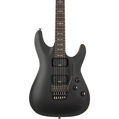 Schecter Guitar Research Demon6 FR Electric Guitar Satin Aged Black