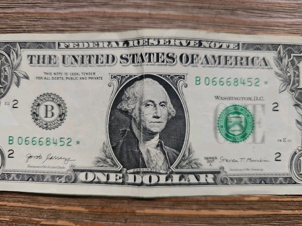 2017 US America 1 Dollar Circulated Star Note | eBay