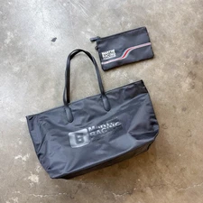 NEW Porsche Design Tequipment Martini Racing Shopper Tote w/ Bonus Bag Spyder