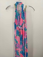 Pre-Owned Lilly Pulitzer Pink Size XS Maxi Sleeveless Dress