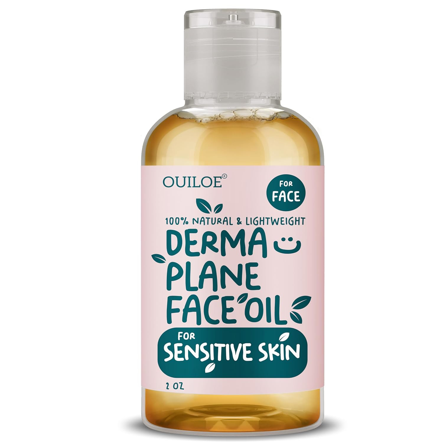 Dermaplane Oil for Sensitive Skin - Hydrating Face Shaving Oil for Women - Safe