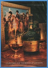 1979 Courvoisier Cognac VSOP The Brandy Of Napoleon W A Taylor & Co Miami FL Ad