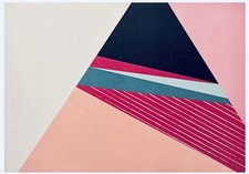 Fragmented Colors - Flat Card without envelope - Happy Mail