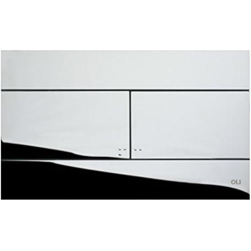 Placca OLI74 Oliver Slim 2 Tasti Cromo Lucido Originale Online